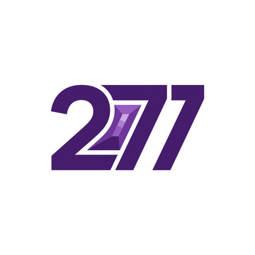 Purple number 277 logo with diamond accent.