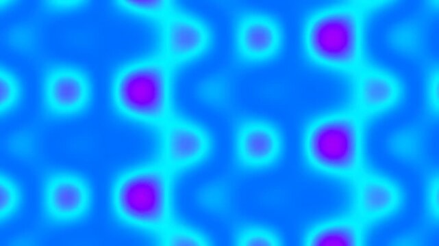 Vibrant Neon Blue Magenta Liquid Waves Abstract Background Loop