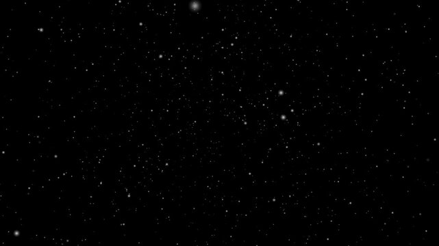 Flying through Starfield from outer space with a star. Twinkling or blinking stars.For Titles, Intro, Logo Reveal,glowing milky way galaxy.