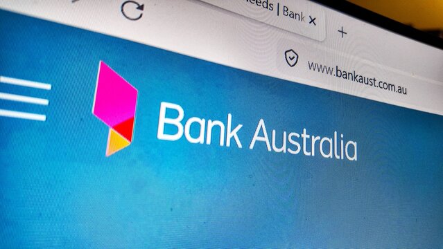 internet browser with bank of australia website