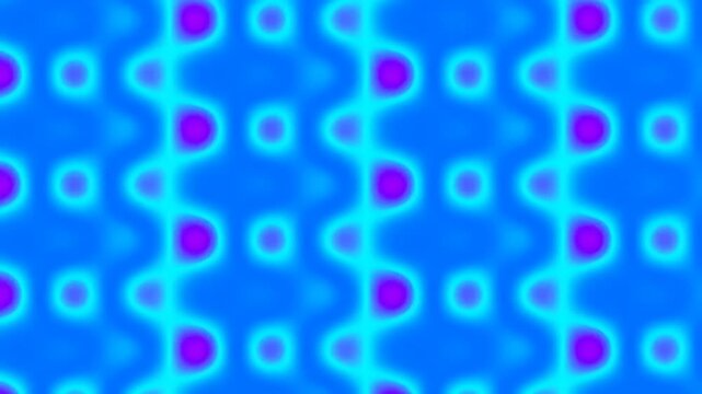 Vibrant Blue Magenta Wavy Abstract Background Loop
