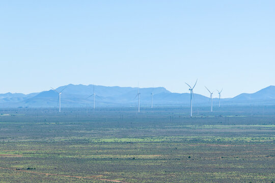 Wind turbines at Port Augusta. South Australia.