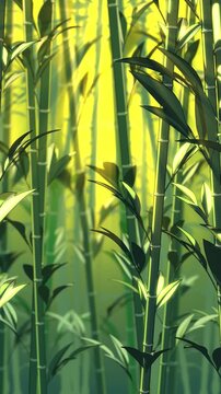 Bamboo forest background - Seamless Loop 4K