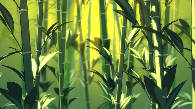 Bamboo forest background - Seamless Loop 4K