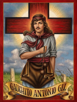 Estampita del Gauchito GIl