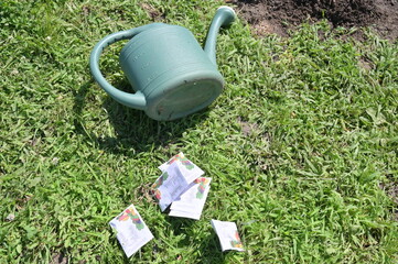 Seed Containers and Watering Can © Steve