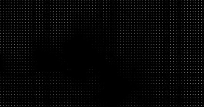 Dot white black pattern gradient texture background. Abstract pop art halftone and retro style. Motion graphics of color background concept