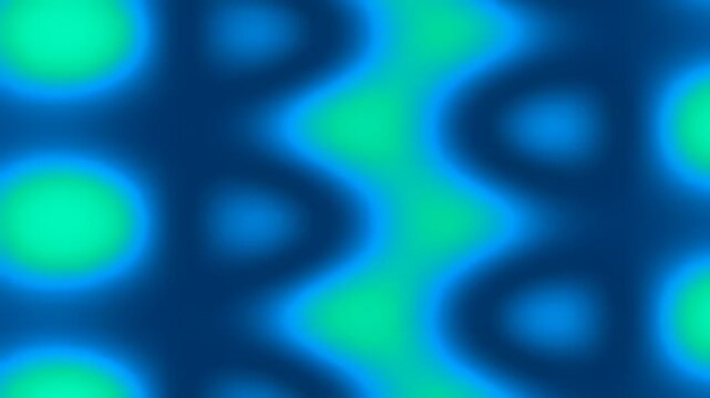 Abstract Blue Green Wavy Pattern Background Loop