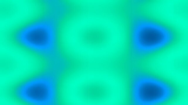 Abstract Organic Blue Green Motion Background