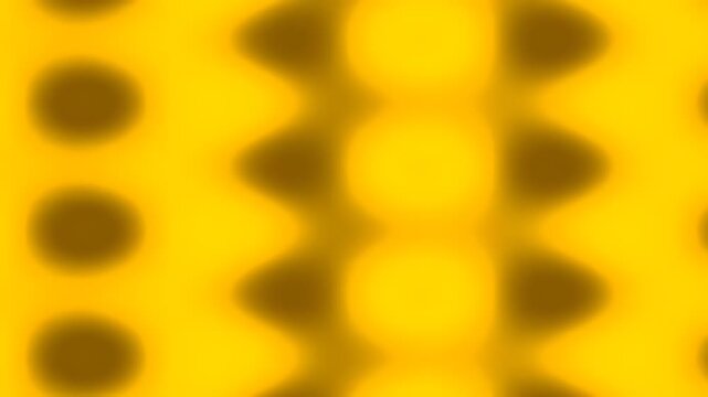 Abstract Yellow Orange Wavy Pattern Loop