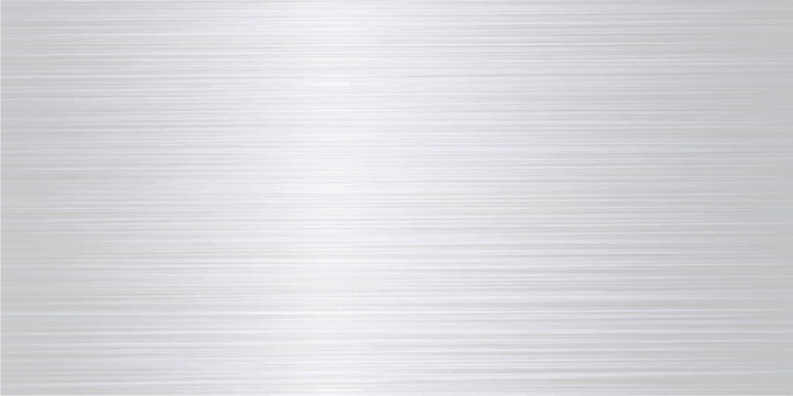 Light gray brushed metallic steel texture background with smooth gradient reflective surface suitable for industrial abstract construction design material