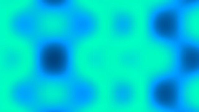 Abstract Blue and Green Blurry Waves Background Loop