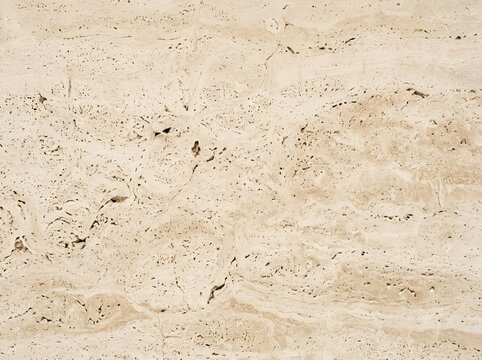 Travertine stone texture with natural Action natural cracks and beige Subject beige Environment from  cracks viewpoint with Texture close up close-up.