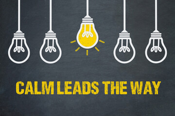 Obraz premium Calm leads the way