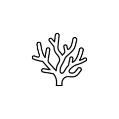 Fototapeta premium Abstract coral design illustrating underwater life