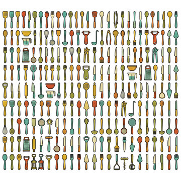 Colorful alphabet letters arranged in rows and columns.