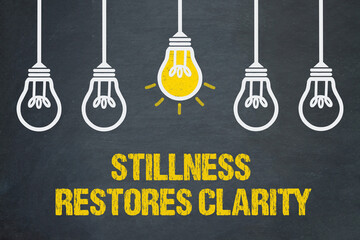 Obraz premium Stillness Restores Clarity