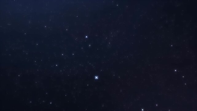 A breathtaking view of the deep night sky, illuminated by countless distant stars and celestial bodies.