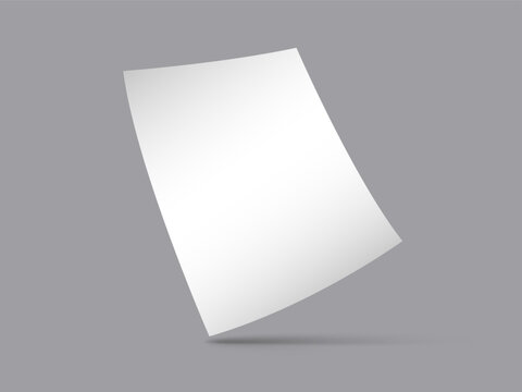 Blank A4 paper template for presentation documents, brochures or advertising materials.