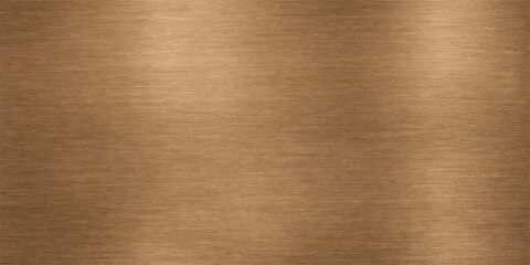 Fototapeta premium Smooth Brushed Copper Metal Surface Texture with Subtle Highlights for Industrial Backgrounds