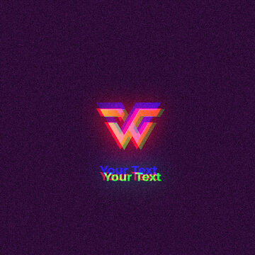 Fast Glitch VHS Logo Reveal for Social Feed Ad Openers and Brand Stings