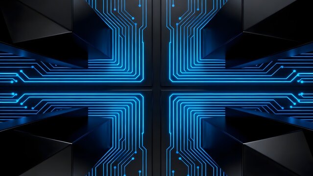 Abstract circuit board pattern