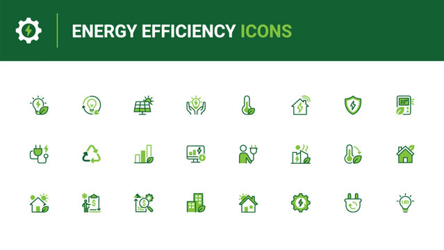 energy icons pack glyph outline vector art solar panel pv renewables