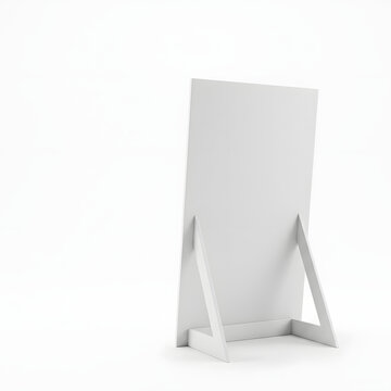 Modern Minimalist White Plastic Outdoor Chair Design.