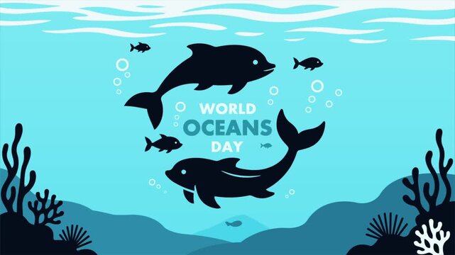 world oceans day under water