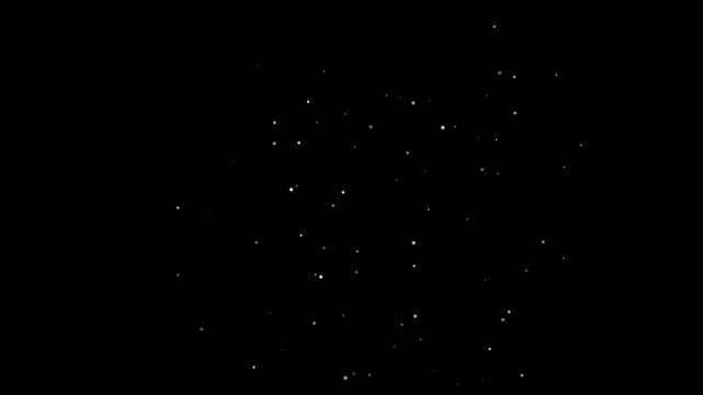minimalist black background with scattered white dots for abstract design and digital art (301)