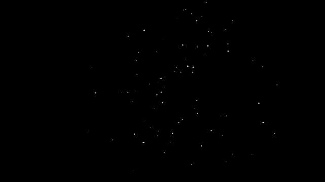 sparkling golden particles floating in dark abstract motion background for futuristic design (303)
