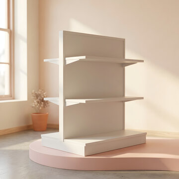 Modern Minimalist Wooden Bird Cage Design Display.