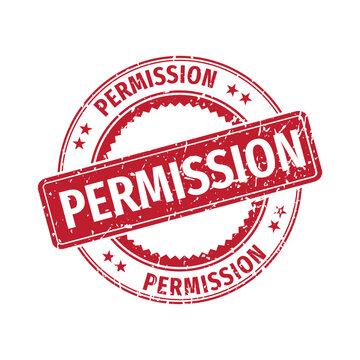 Red permission stamp on white background.