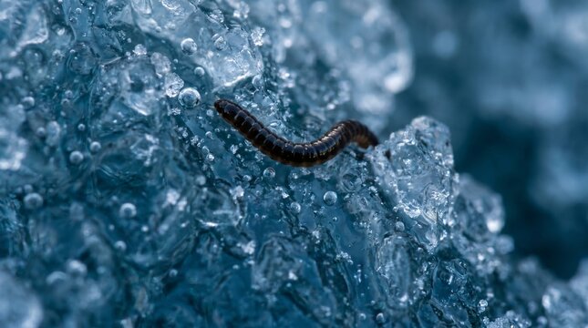 Glacier midge on a glacier