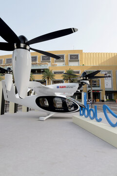 Dubai, UAE - 5 february 2026: Electric aviation technology in Dubai promoting eco friendly transportation and low emission urban mobility solutions