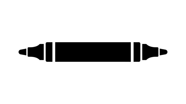 Torah scroll silhouette icon on white background for religious design