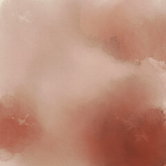 Fototapeta premium Red Watercolor Square