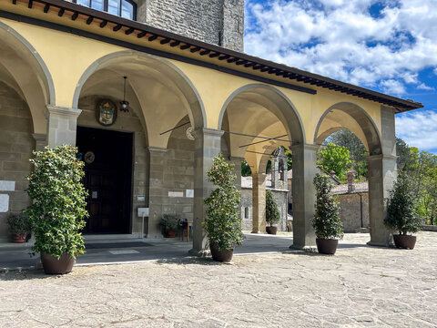 Part of the Franciscan monastery in La Verna, Italy, where St. Francis received the stigmata