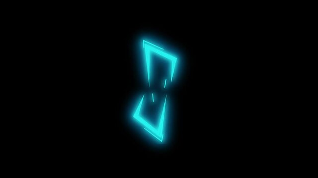 Cartoon Thunder Flash Explosion Effect on Black Background, Sharp Neon Blue Diamond Geometric Pattern Pack with Electric Energy Blast Lightning Overlays Clip