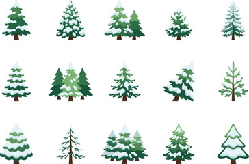Obraz premium IconaStudio-Snow-covered-fir-tree--clean-vector-style--no-gradient--no-text-v1-41b10n.eps