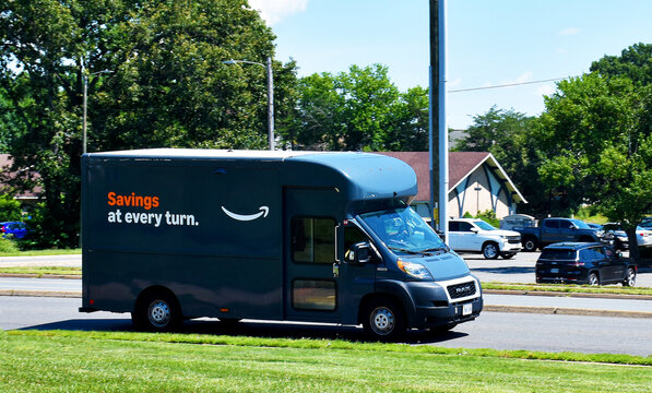 Amazon Prime Delivery Van, Virginia, USA