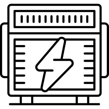 Surge Protector Outline Icon