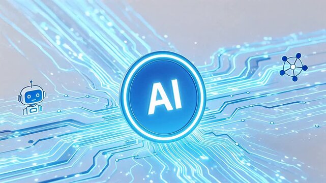 AI technology circuit board