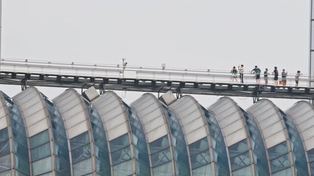 Chongqing raffles ity skyscraper towers view