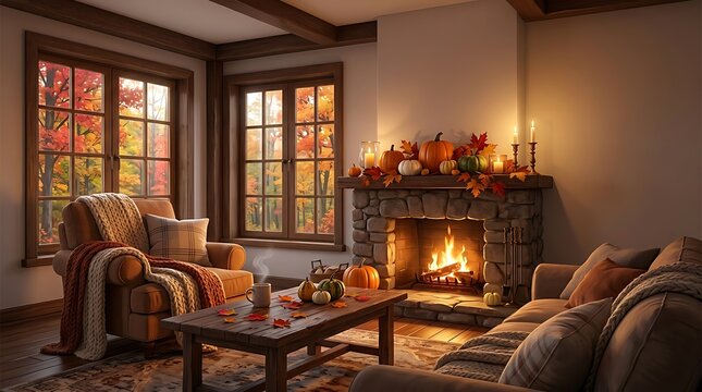 Cozy autumn living room illustra 202606201154 2