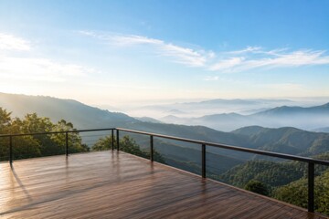 Obraz premium Minimalist luxury interior and scenic outdoor spaces design for modern lifestyle.