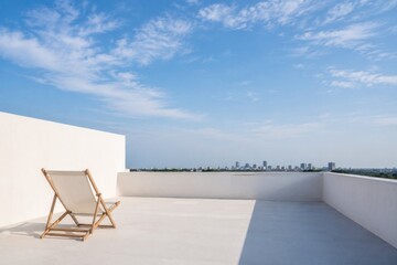 Obraz premium Minimalist luxury interior and scenic outdoor spaces design for modern lifestyle.