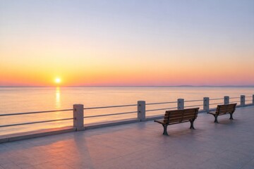 Obraz premium Minimalist luxury interior and scenic outdoor spaces design for modern lifestyle.