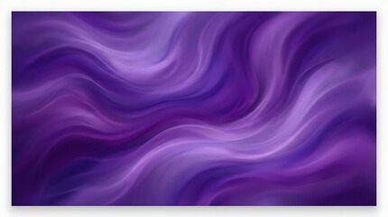 Abstract purple and violet fluid waves background with smooth gradients, modern digital art texture