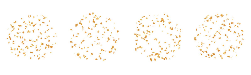 Obraz premium Crumb crunchy texture, cookie biscuit pattern, chocolate cake bg. Food dot chip and crispy white coffee, sand vector snack. Piece grunge crunch of color stain confetti, explosion cereal cracker